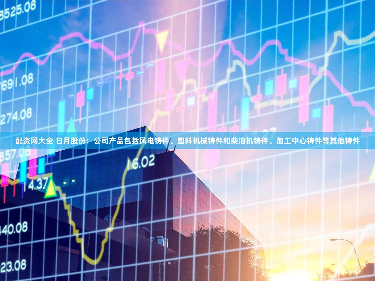 配资网大全 日月股份：公司产品包括风电铸件、塑料机械铸件和柴油机铸件、加工中心铸件等其他铸件