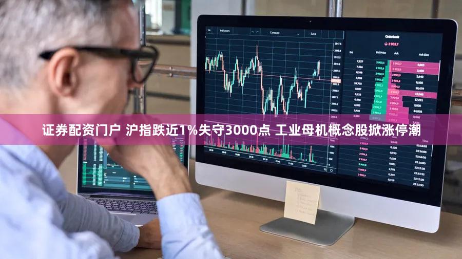 证券配资门户 沪指跌近1%失守3000点 工业母机概念股掀涨停潮