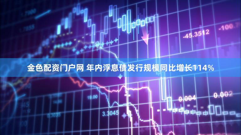 金色配资门户网 年内浮息债发行规模同比增长114%