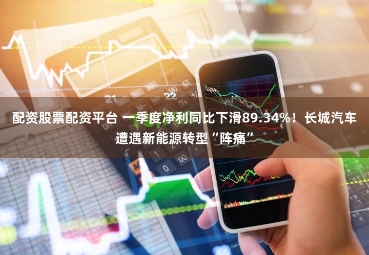 配资股票配资平台 一季度净利同比下滑89.34%！长城汽车遭遇新能源转型“阵痛”