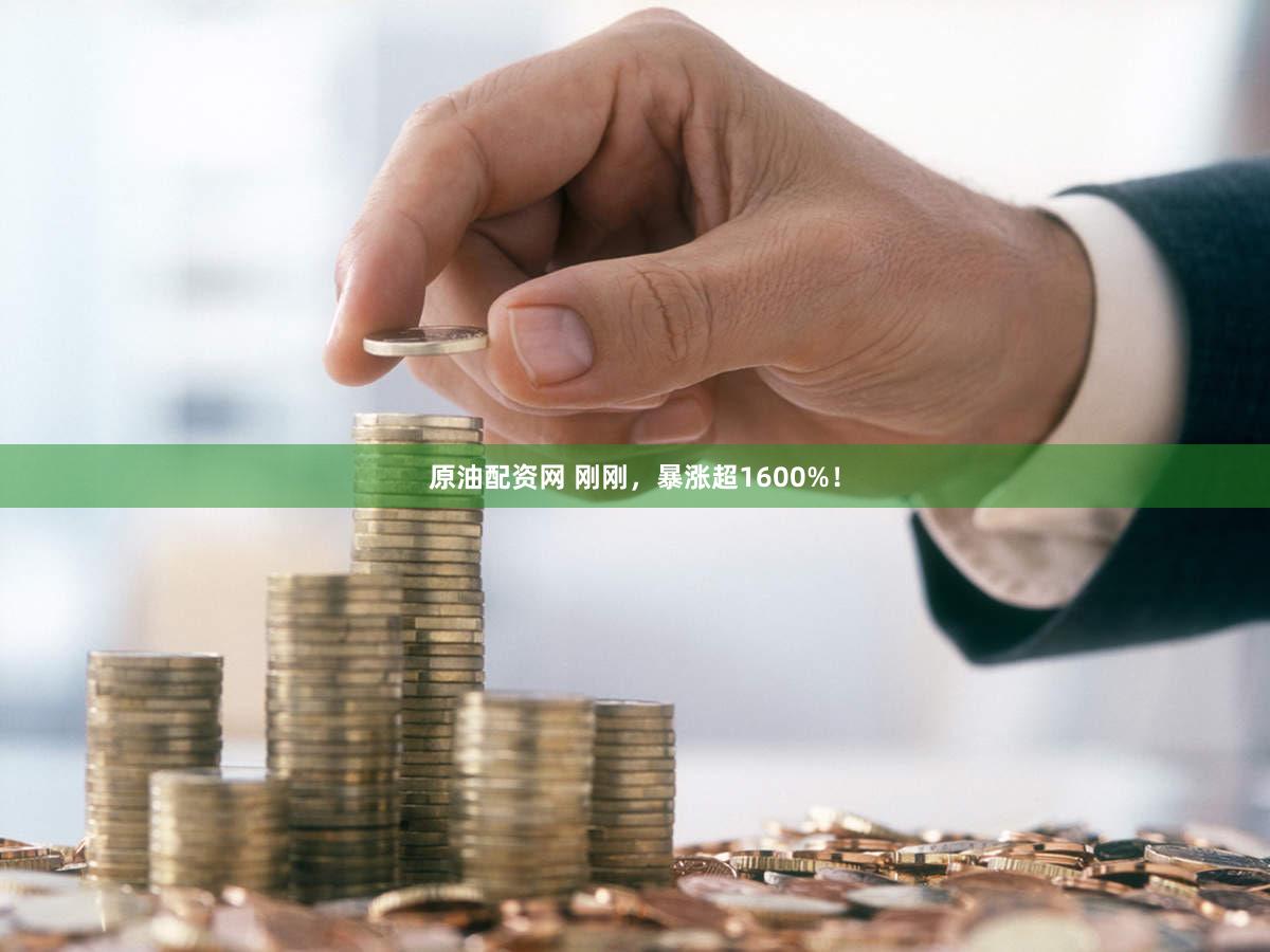 原油配资网 刚刚，暴涨超1600%！